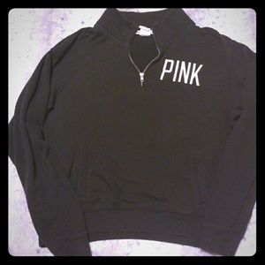 Pink half zip